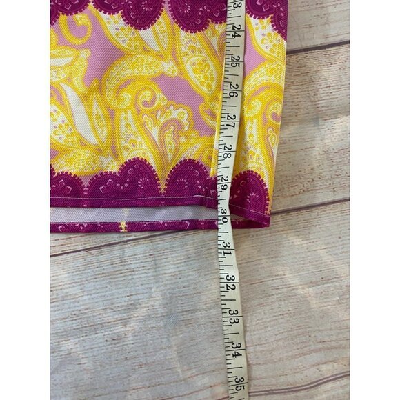 Eloquii Women's Patterned Colorful Crop Pants - 26 - Picture 5 of 13